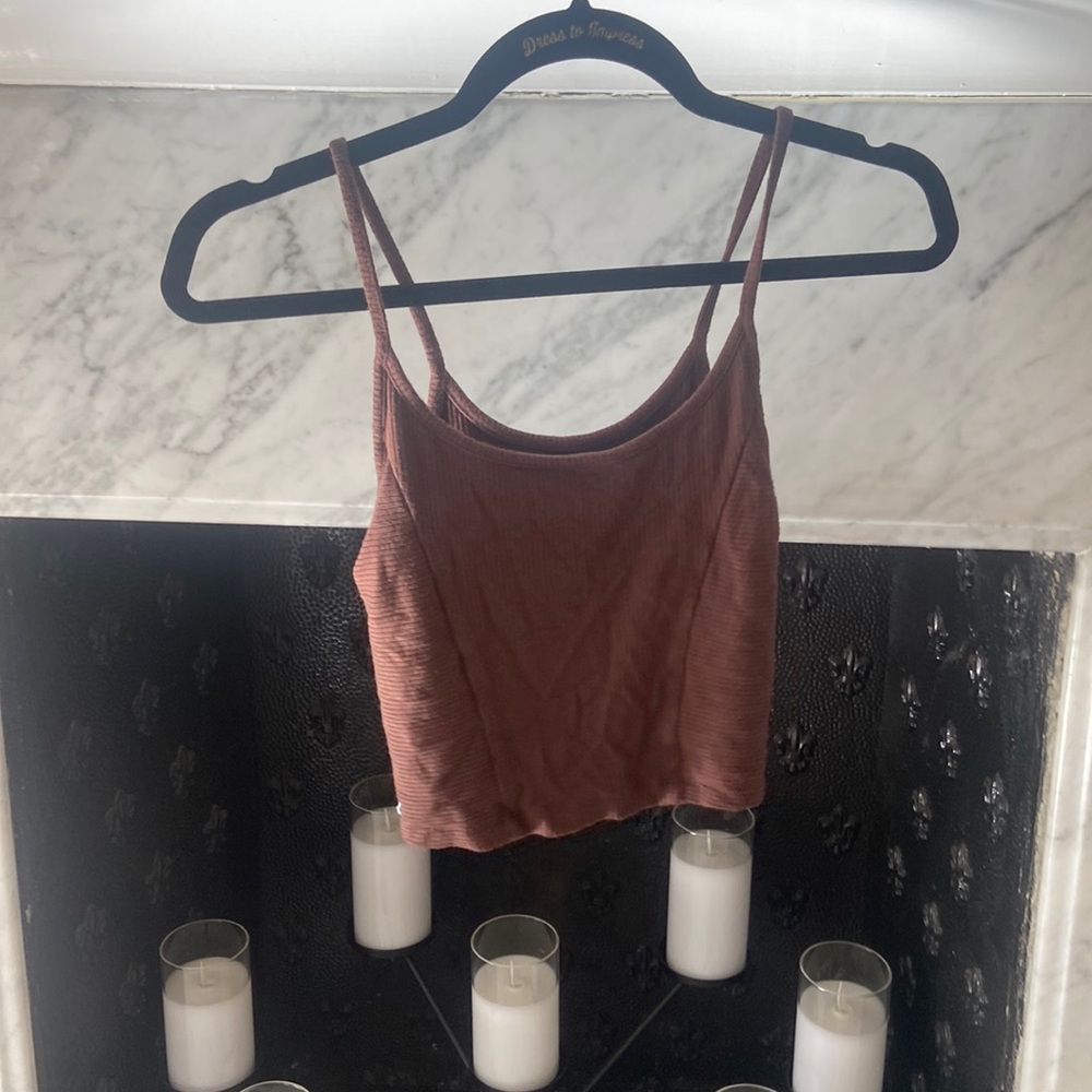 Urban outfitters brown crop top. Size small